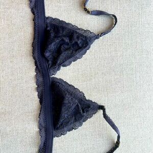 Stella McCartney bralette - blue lace